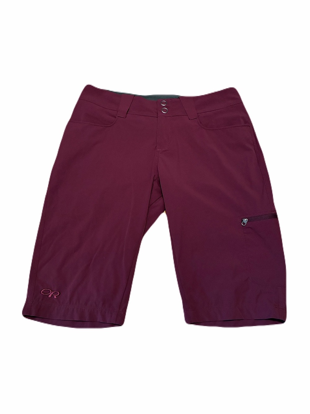 Outdoor Research Ferrosi Hiking Shorts in Burgundy Maroon, Women’s size 2